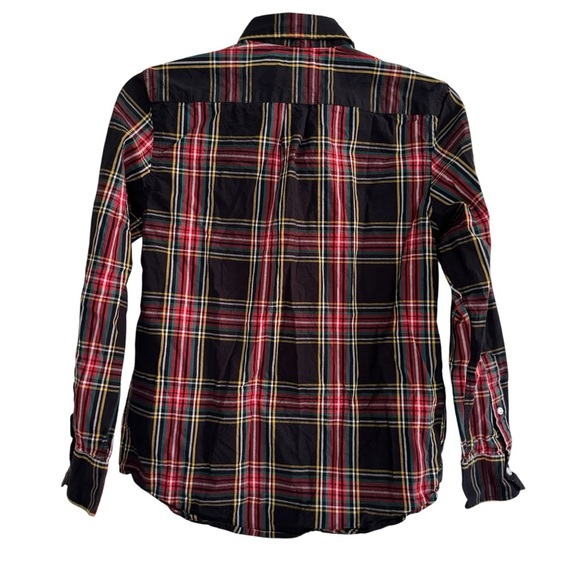 Crewcuts Plaid Poplin Shirt Long Sleeve Button Up Boys Size 12 - Picture 2 of 5